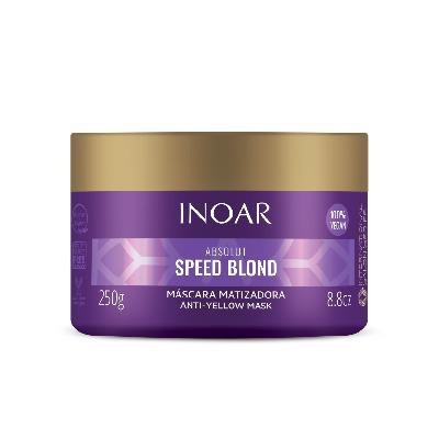 Máscara de Tratamento Capilar Inoar Absolut Speed Blond Desamareladora 250g